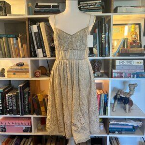 DKNY embroidered dress